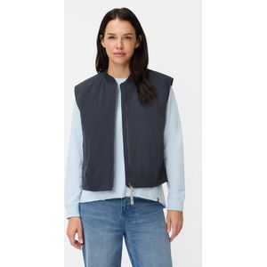 camel active Outdoor vest met tweewegritssluiting en reflecterende details - Maat womenswear-34 - Donkerblauw