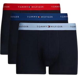 Tommy Hilfiger 3-Pack Heren Boxershorts - Cotton - L - Blauw
