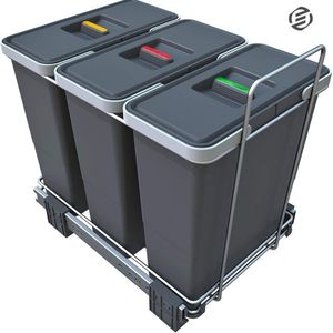 Equivera Statiegeld Containter - Afvalscheiding - Recycle Afvalbak - Lege Flessen - Nieuw Model 2024 - Statietas