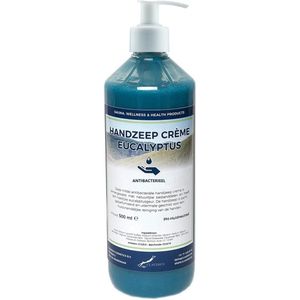 Handzeep Crème Eucalyptus 500 ml - met gratis pomp