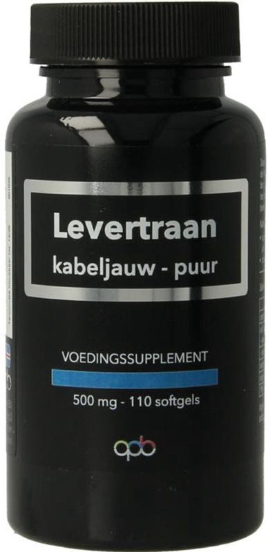 APB Holland - Levertraan - Kabeljauw - 500mg - Zonder Vulstoffen