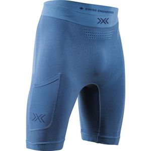 X-BIONIC - Xceed Run Short Tights - Blauw - Hoogwaardige Hardlooplegging