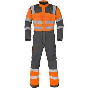 HAVEP Overall High Vis 20444 - Charcoal/Fluo Oranje - 62