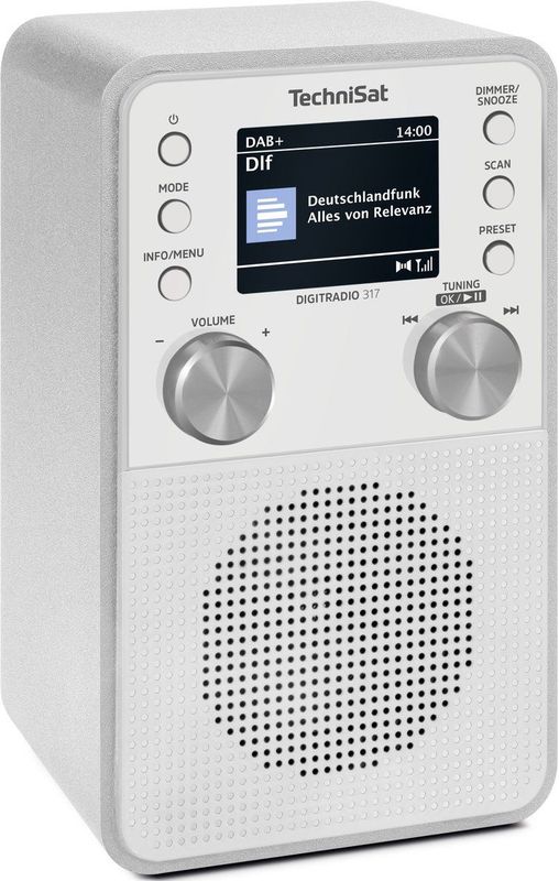 TechniSat - DIGITRADIO 317 - DAB+ Radio - Wit - Bluetooth