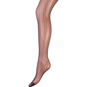 Marianne Stippen Panty, Small Dots Zwart, 30011, Maat L-XL 40/44