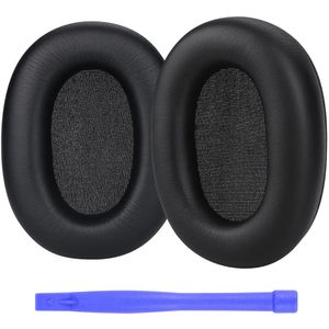 Vervangende Oorkussens voor Sony WH-1000XM6 Noise Cancelling Hoofdtelefoon van MMOBIEL - Memory Foam en Protein PU Koptelefoon Oorkussens - Noise Isolation Earpads – Zwart