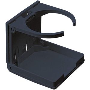 Verstelbare opvouwbare bekerhouder, zwart