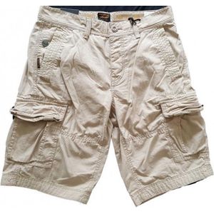 Pme legend beige cargo bermuda - valt kleiner -  Maat - W30