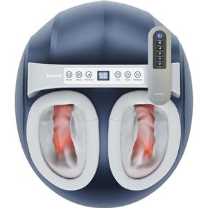 Voetmassageapparaat met Warmte, Diepe Kneeding, Luchtdruk en Trillingen
