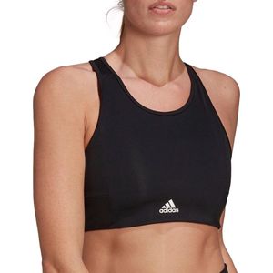 adidas - W 3S BT - Zwarte Sportbh - L - Zwart