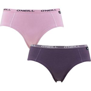 O'Neill dames 2P hipsters plain paars & roze - M