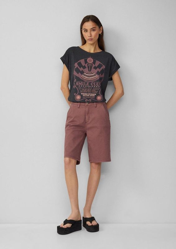 Abby - Bermuda Jeans - Hoge Taille - Stretchy - Casual