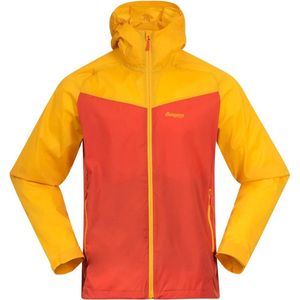 Bergans Jacke Herren Jacke Microlight Jacket Brick/Light Golden 182248 Gelb/Rot-S