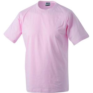 James and Nicholson Unisex Zware Ronde Tee (Rose)