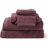 Casilin Handdoeken Set - 2 douchelakens (70x140cm) + 1 handdoek (50 x 100cm) + 2 washandjes - Figue - Paars