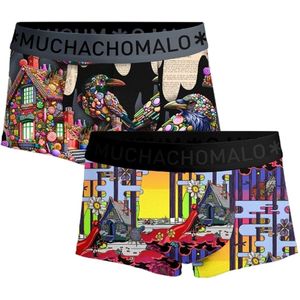 Muchachomalo - Heren 2-pack - Trunks - Rood - Redridinghood Hansel