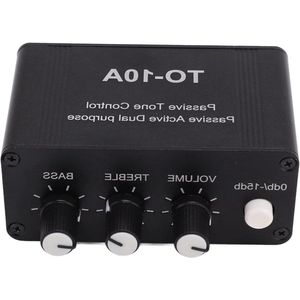 Audio Stereo Voorversterker Kleine Hoofdtelefoon Versterker NE5532 met 3.5mm RCA Ingang Aangedreven Door DC 12V Adapter