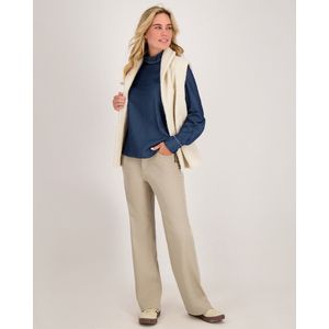Je m'appelle Dames Broek Straight fit Met stretch - Beige - Maat S