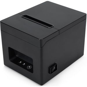 80mm USB-bonprinter, POS-printer met automatische snijfunctie ESC/POS-opdrachtondersteuning Windows Mac (alleen USB-interface)