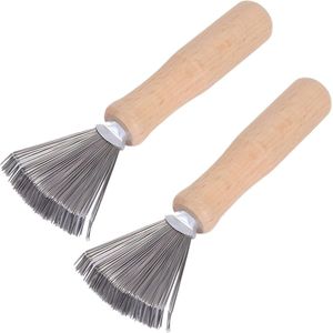 Brush Cleaner - 2 Stuks Haarborstel Reiniging - Mini Haarborstel Verwijderaar voor Borstels en Kammen