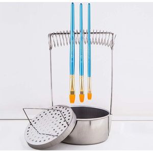 Artist Draagbare borstel voor schoonmaken borstels - grote capaciteit - reinigen kwasten - drogen .