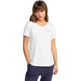 Roxy - Saturdaze - T-shirt - Wit - Korte Mouwen - Dames
