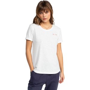 Roxy - Saturdaze - T-shirt - Wit - Korte Mouwen - Dames