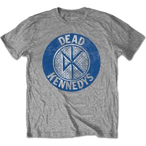 Dead Kennedys - Vintage Circle Heren T-shirt - 2XL - Grijs