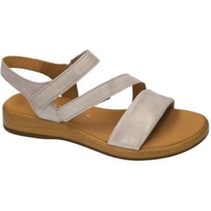 Gabor - Sandalen - Taupe - Nubuk - G-wijdte