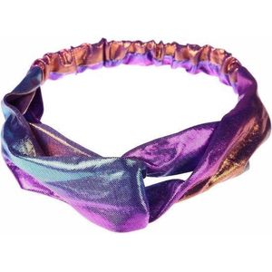 Metallic Carnaval Haarband / Hoofdband | Polyester | Zeemeermin / Mermaid