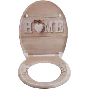 wc-bril Duroplast, toiletbril met softclosemechanisme en snelsluiting voor eenvoudige reiniging