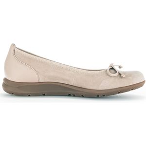 Gabor - 24.171.12 - Dames Ballerina - Beige - Leer