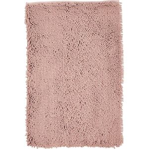 Tapijt voor badkamer met een effen lont Essential - Roze - 50x80 cm