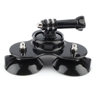 Zuignap 3x houder bevestiging voor oa GoPro actioncam (Hero 3/3+/4)