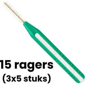 Lactona Easygrip Ragers Recht-Small - 4mm - Groen - 3 x 5 stuks - Voordeelverpakking