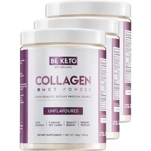 Be Keto | KETO Collageen + MCT | 3 stuks | 3 x 300 gram