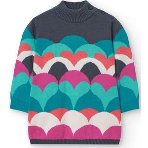 Boboli - Knitwear Hearts - Jurk - Veelkleurig - 7 Years