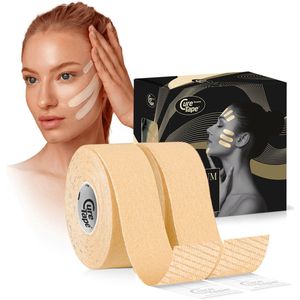 Cosmetisch Tapen - Beauty Tape - 2 Rollen 2,5 cm x 5 Meter - Hypoallergeen