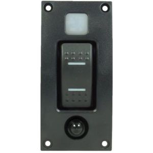 Add-On Paneel - 114 x 54 mm - Voor Curved Schakelpanelen - 12V Boordnet