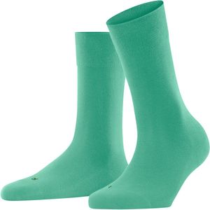 FALKE Sensitive London met comfort tailleband katoen sokken dames groen - maat 35-38