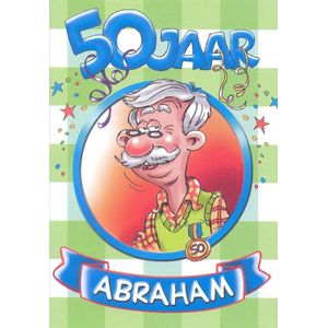 Wenskaart 50 jaar Abraham - Gratis verzonden - D3407-11