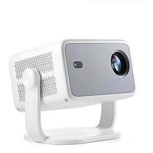 Mini Beamer - Android TV 11.0 - 4K Beeldkwaliteit - Mini Projector - 300 ANSI-Lumen - Wifi 6.0 & BT5.2 - Wit - van Saaf