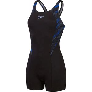 Speedo dames eco hyperboom splice legsuit badpak zwart - 44