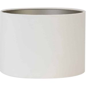 Light & Living Lampenkap Velours - Wit - 25x25x18cm - Modern