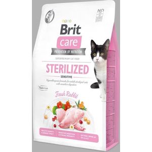 Brit Care Cat Grainfree Adult Sterilized Sensitive Fresh Rabbit 7 kg - Kat