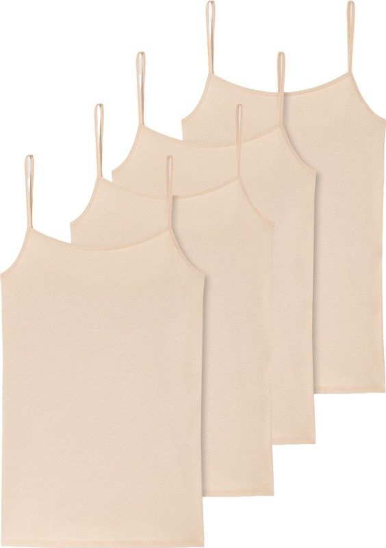 SCHIESSER Top ' 95/5 Organic Cotton '  beige