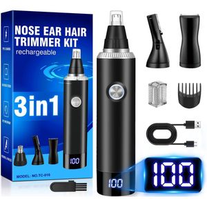 Neustrimmer - Oortrimmer - Neushaar trimmer - Neus tondeuse - Gezichtsverzorging - Mannen - Dames - Elektrisch - Grooming