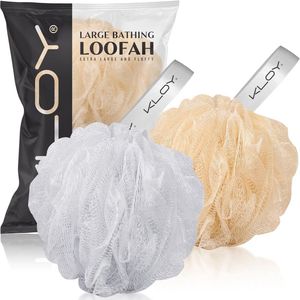 Grote Bad Loofah Spons Scrubber Exfoliator voor Hoge Schuim Reiniging