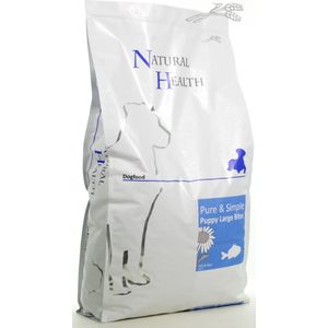 Natural Health hondenvoer Puppy Large Bite Vis 7,5 kg - Hond