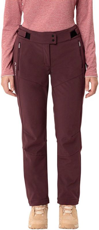 Vaude - Elope - Softshellbroek - Paars - Dames - Winddicht en Waterafstotend